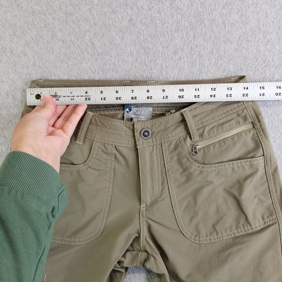 Kuhl Pants Womens 4 Gray Convertible Bootcut Roll Tab Hiking Trails Camping - Picture 12 of 16